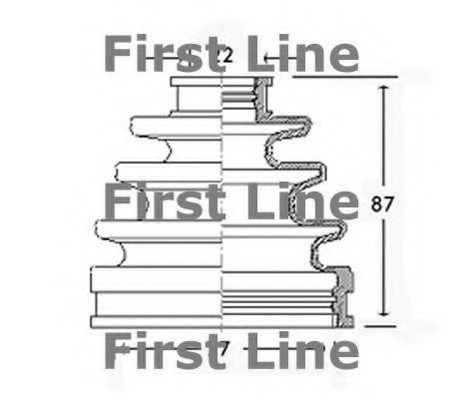 FIRST LINE FCB2298 Bellow, driveshaft